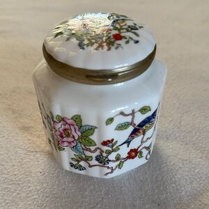 Ansley Floral Ceramic Storage Jar with Lid